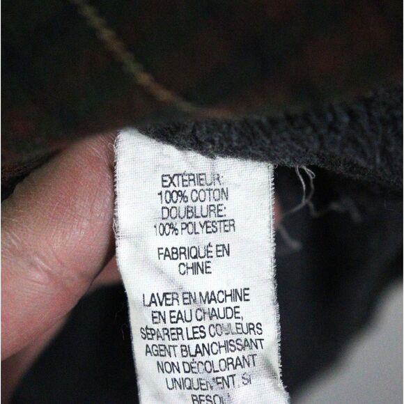 L.L. Bean Scotch Plaid Fleece Lined Heavyweight Workwear Flannel XL - Picture 7 of 7